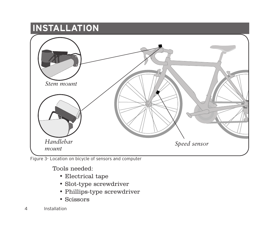 Installation | Trek 8i User Manual | Page 6 / 27