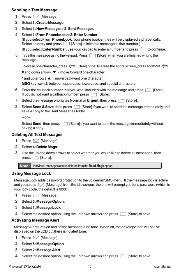 Telular SX6P-200C User Manual | Page 18 / 32