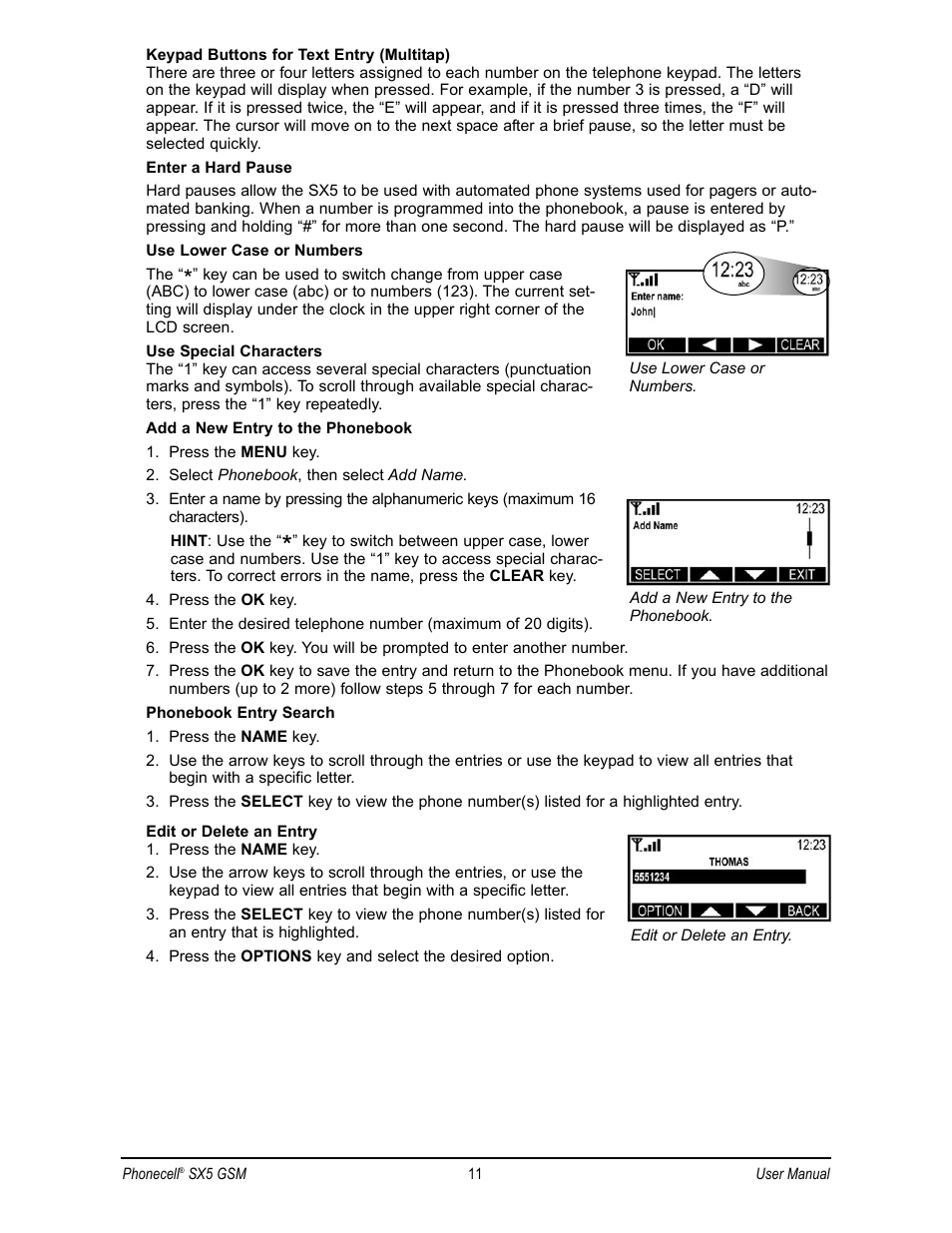 Telular SX5D User Manual | Page 18 / 56