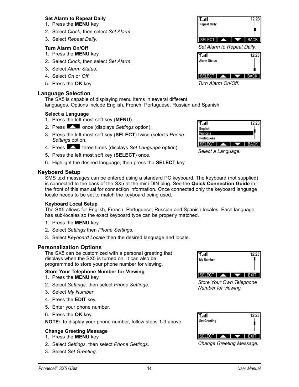 Telular SX5D User Manual | Page 21 / 56