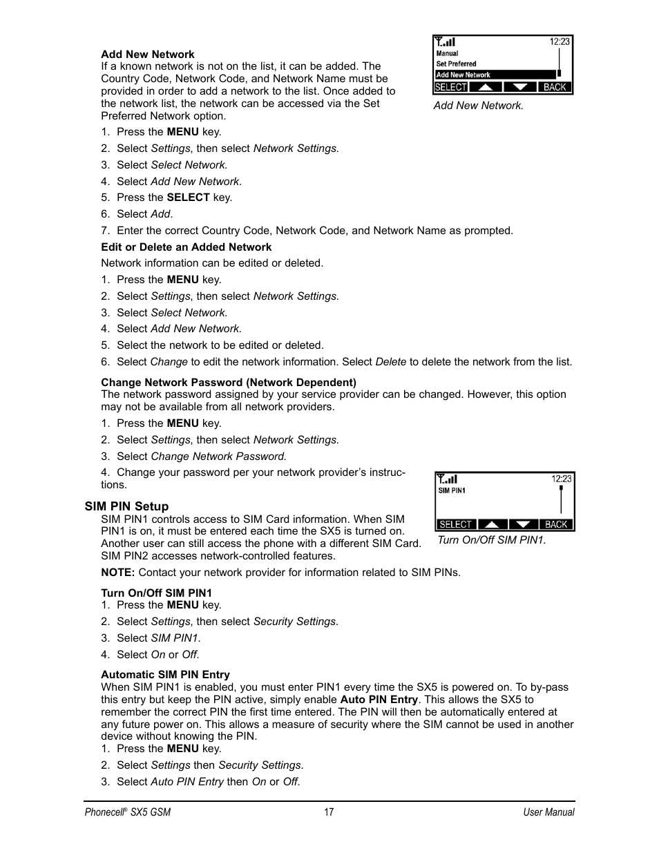 Telular SX5D User Manual | Page 24 / 56