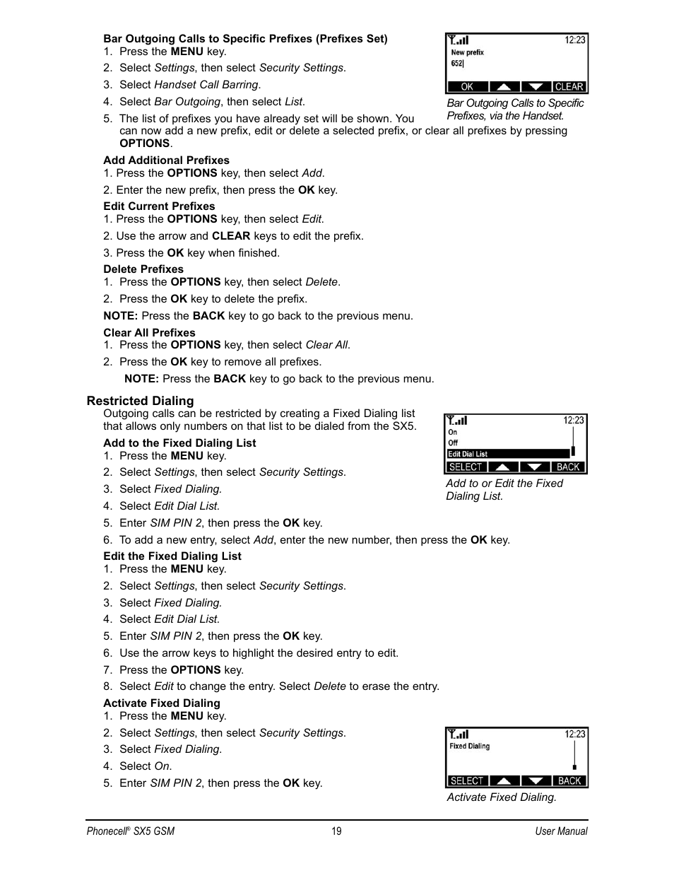 Telular SX5D User Manual | Page 26 / 56