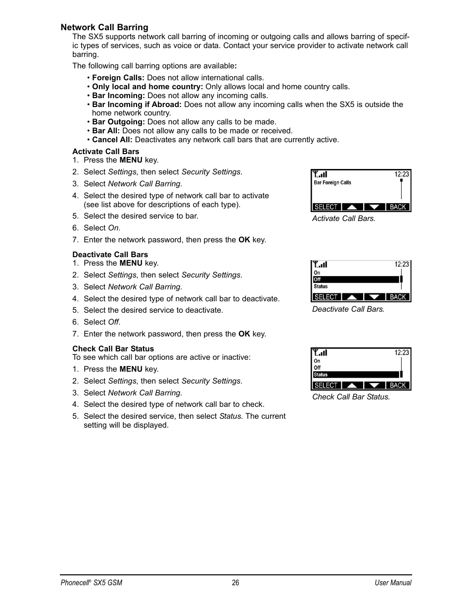 Telular SX5D User Manual | Page 33 / 56