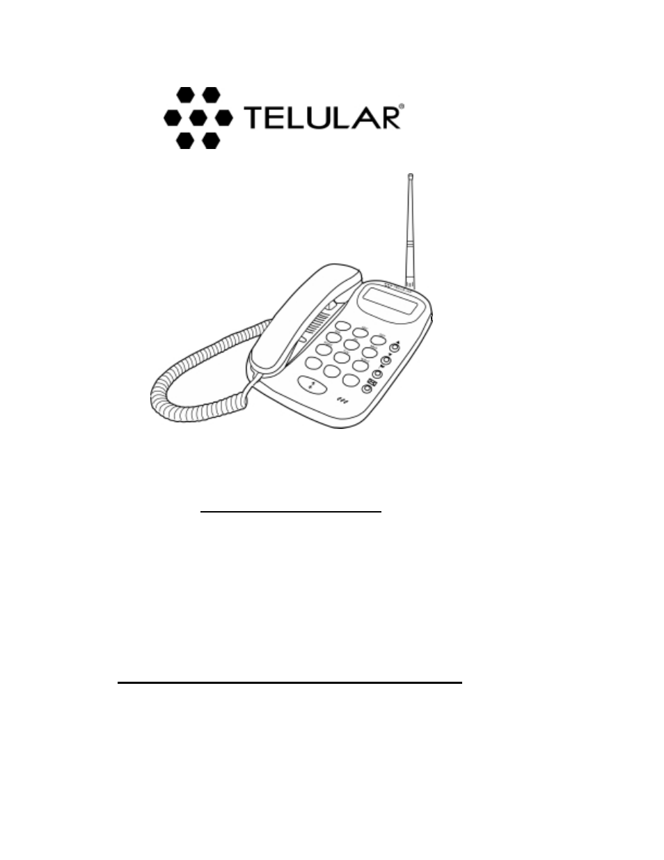 Telular SX4D User Manual | 36 pages