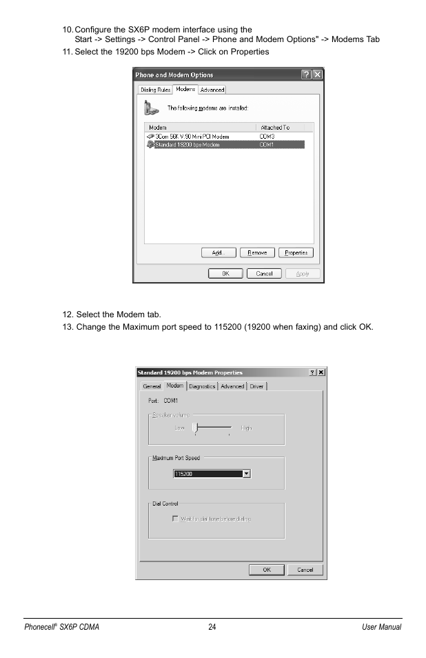 Telular SX6P User Manual | Page 30 / 44