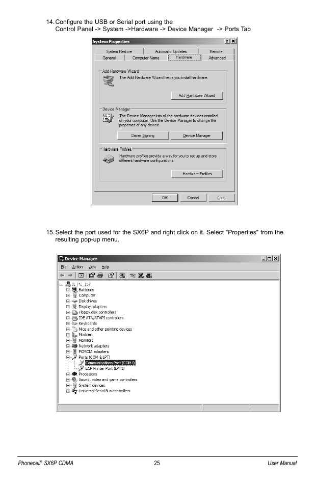 Telular SX6P User Manual | Page 31 / 44