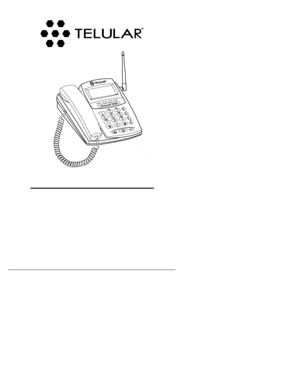 Telular SX5D GSM User Manual | 45 pages