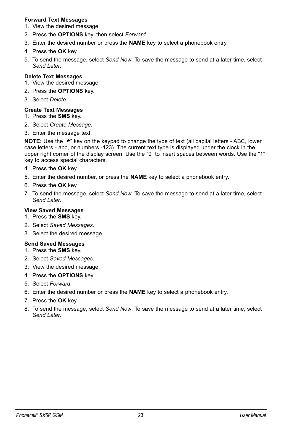 Telular PHONECELL SX6P GSM User Manual | Page 29 / 48