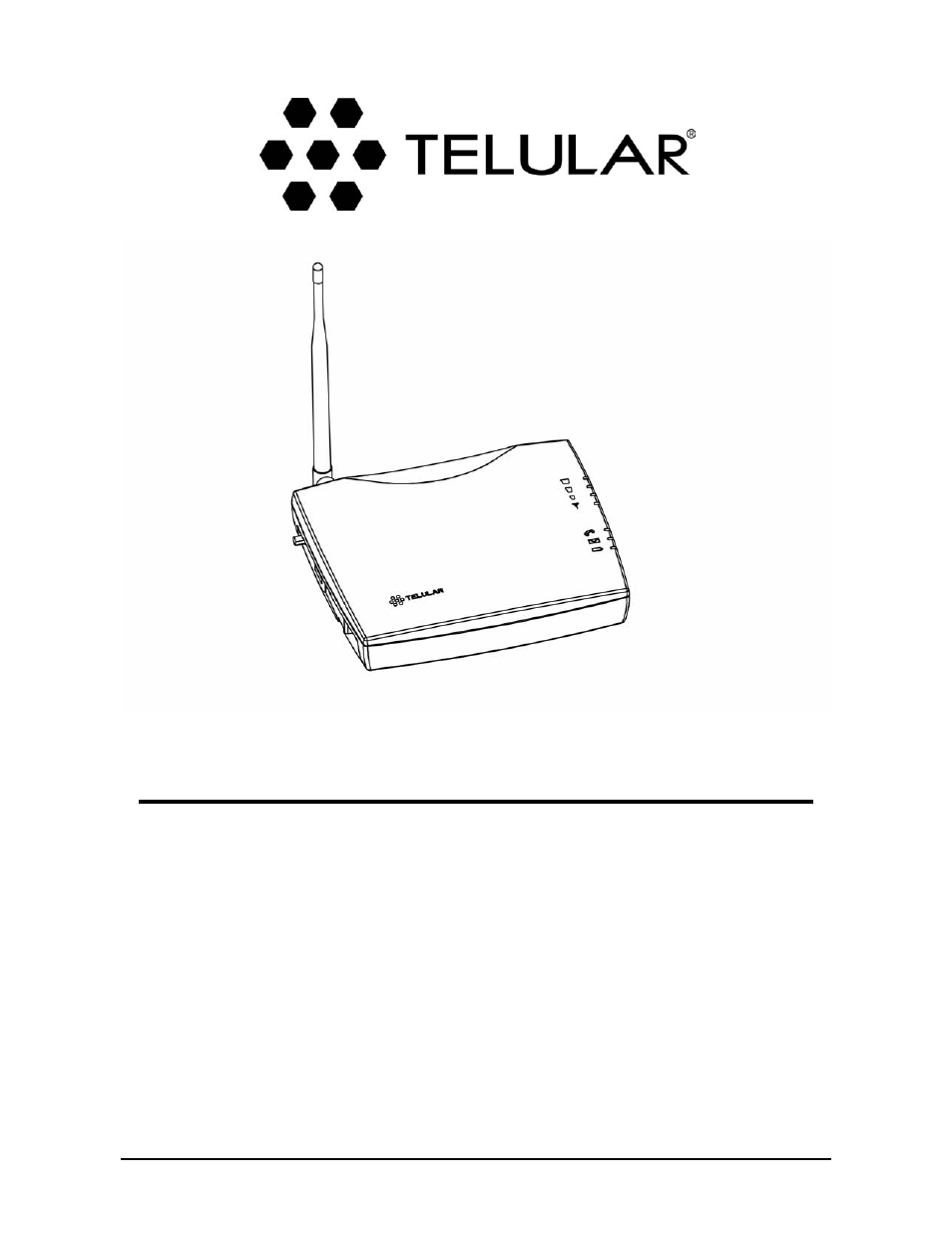 Telular Phonecell SX5T CDMA2000 User Manual | 44 pages