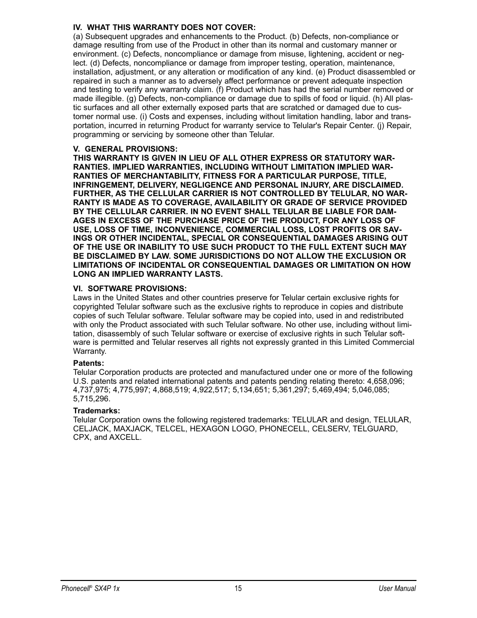 Telular CDMA 2000 1X User Manual | Page 19 / 28