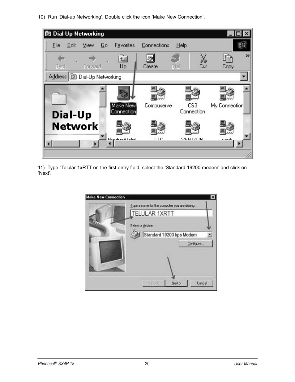 Telular CDMA 2000 1X User Manual | Page 24 / 28