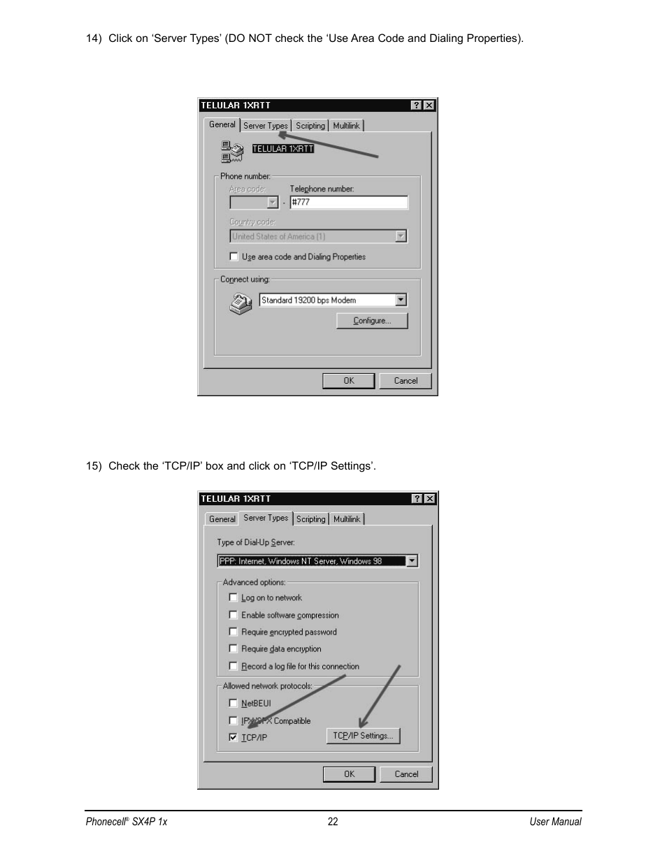 Telular CDMA 2000 1X User Manual | Page 26 / 28