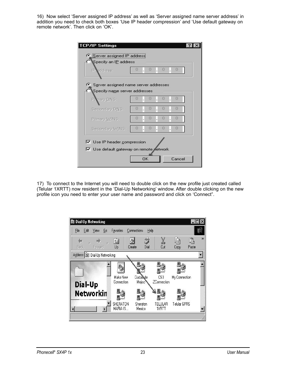 Telular CDMA 2000 1X User Manual | Page 27 / 28