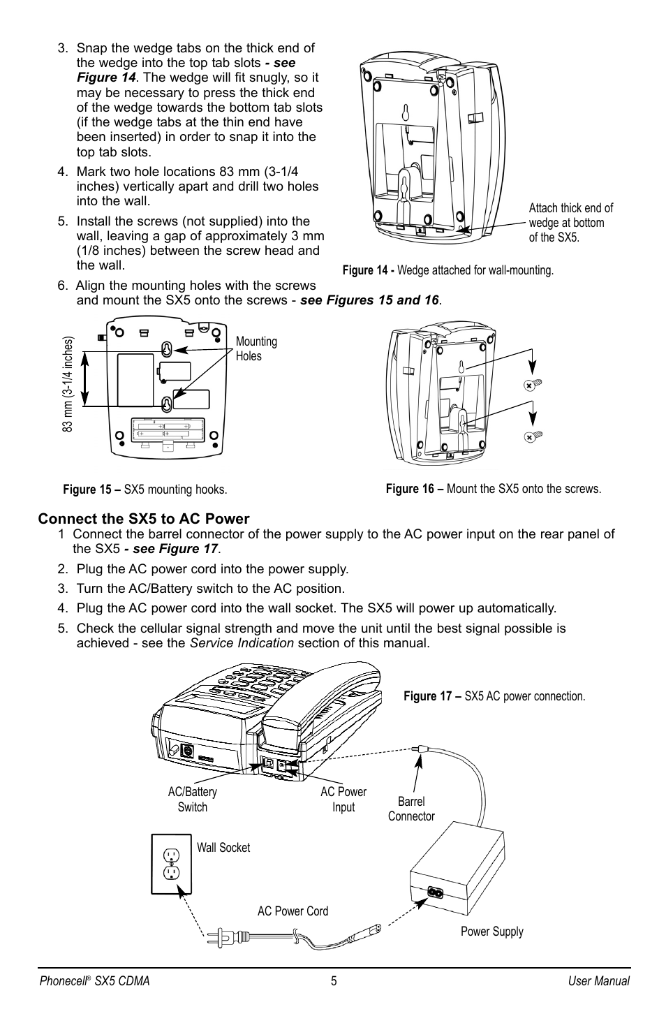 Telular SX5P CDMA2000 User Manual | Page 11 / 48