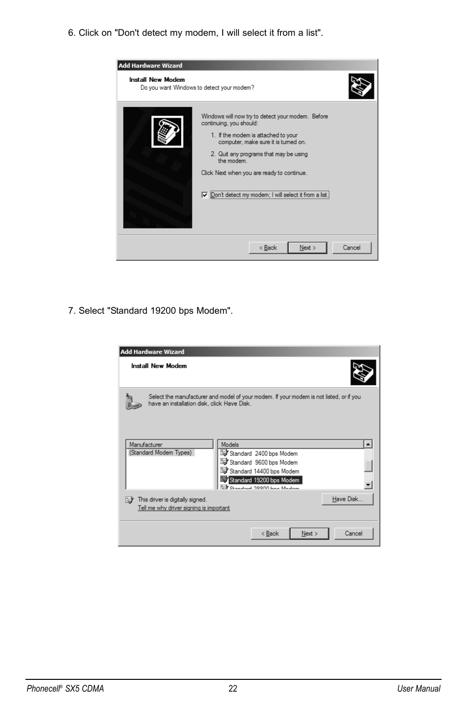 Telular SX5P CDMA2000 User Manual | Page 28 / 48