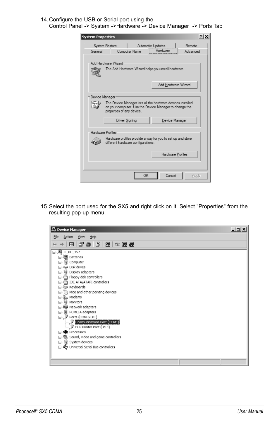 Telular SX5P CDMA2000 User Manual | Page 31 / 48