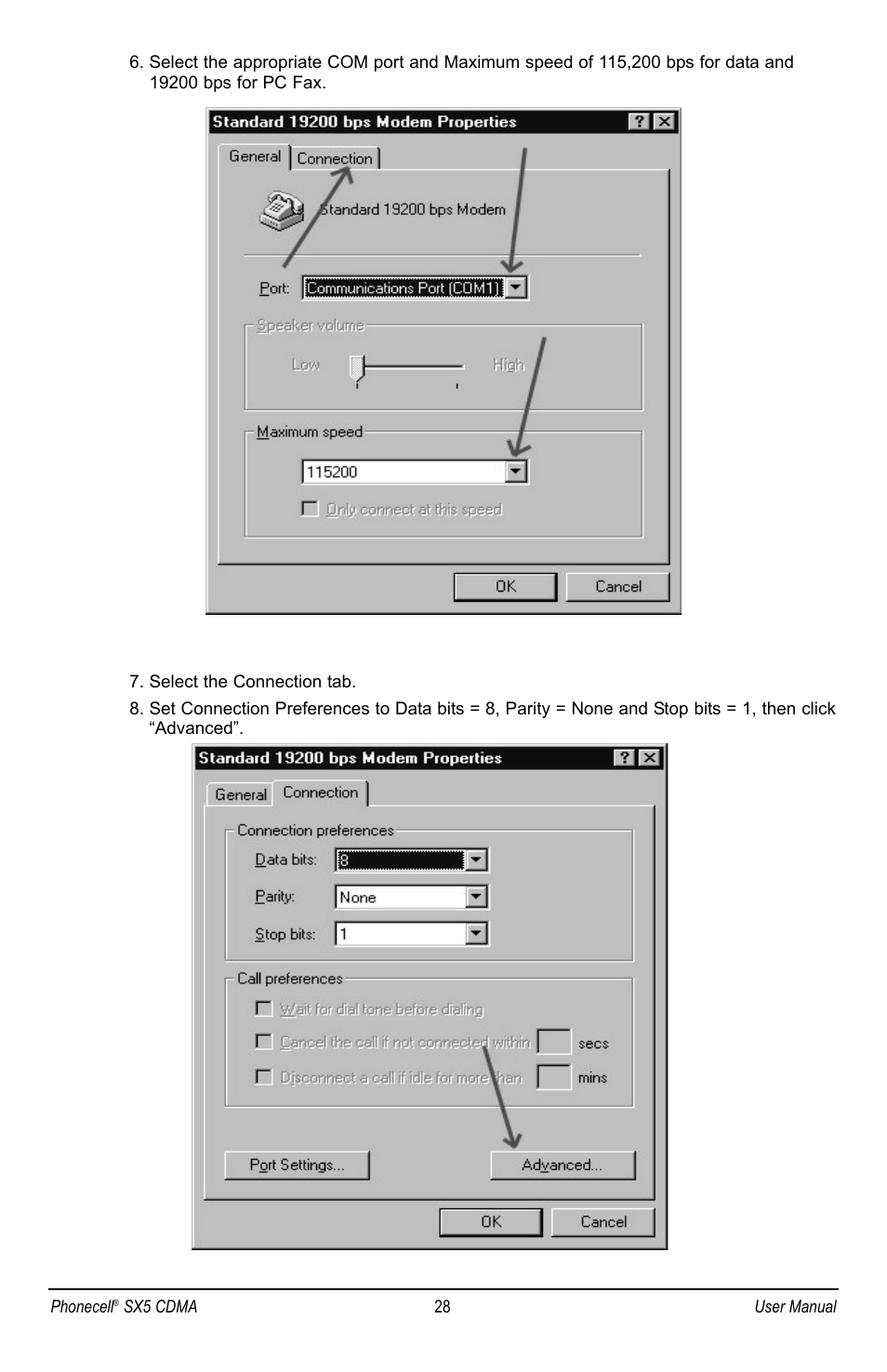 Telular SX5P CDMA2000 User Manual | Page 34 / 48