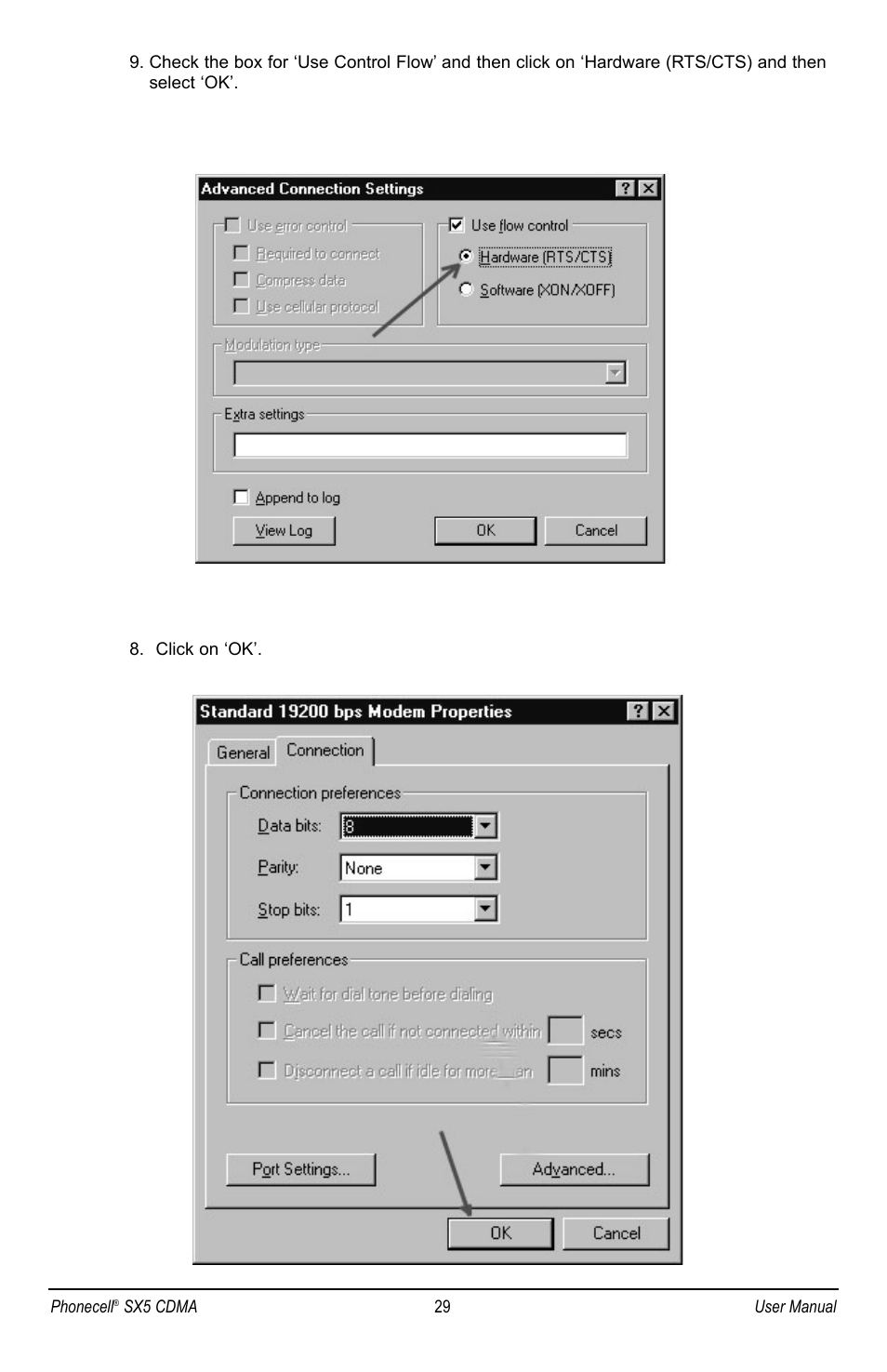 Telular SX5P CDMA2000 User Manual | Page 35 / 48