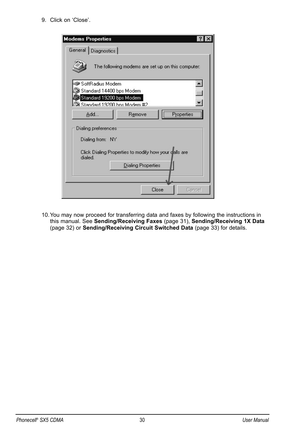 Telular SX5P CDMA2000 User Manual | Page 36 / 48