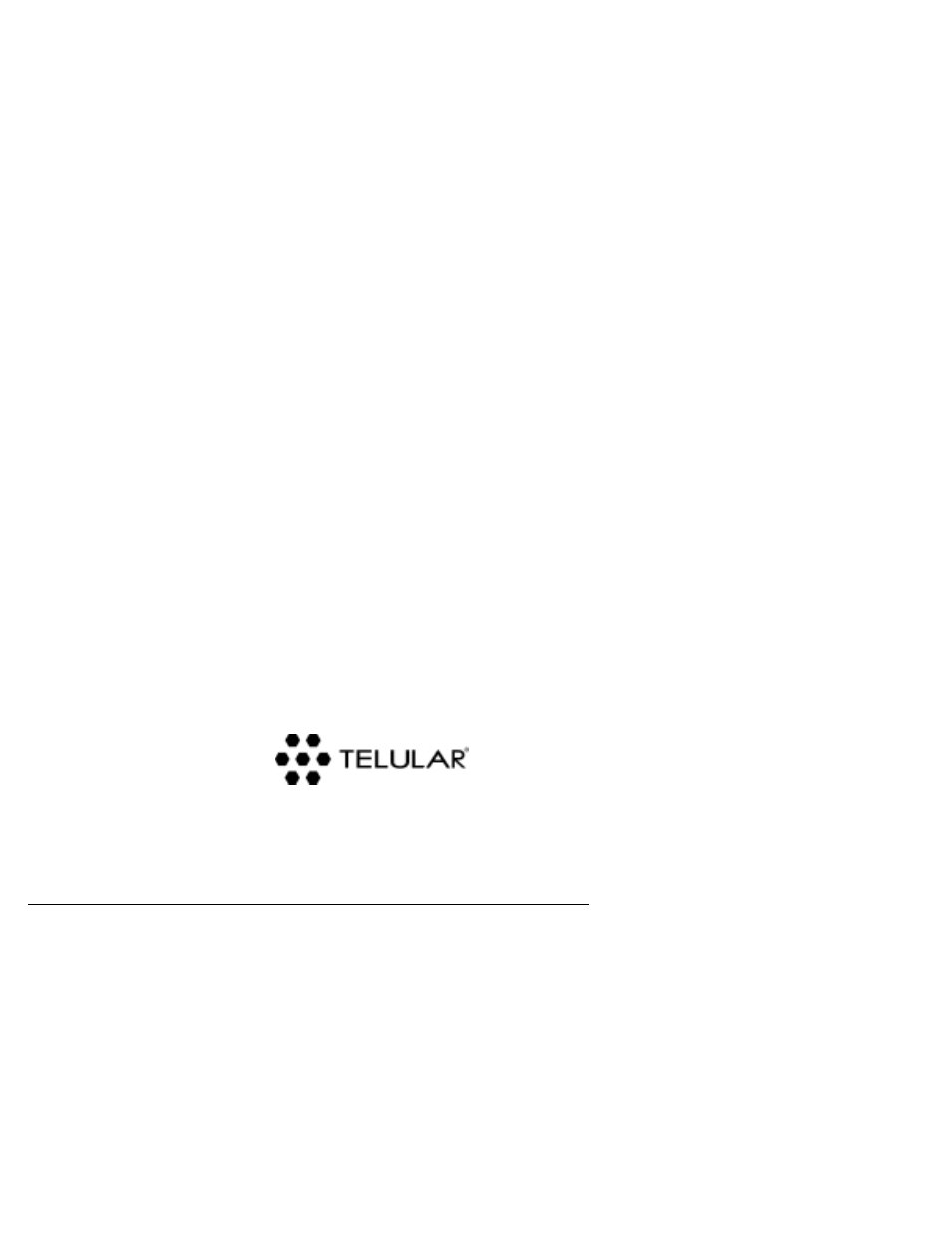 Telular SX4e TDMA User Manual | Page 24 / 24