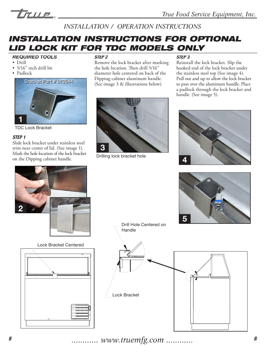 True Manufacturing Company TDC-47 User Manual | Page 10 / 18