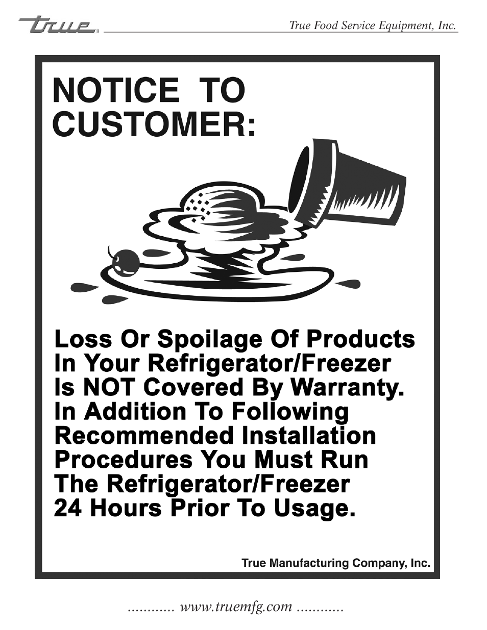 True Manufacturing Company TD-50-18-S-LT User Manual | Page 2 / 24