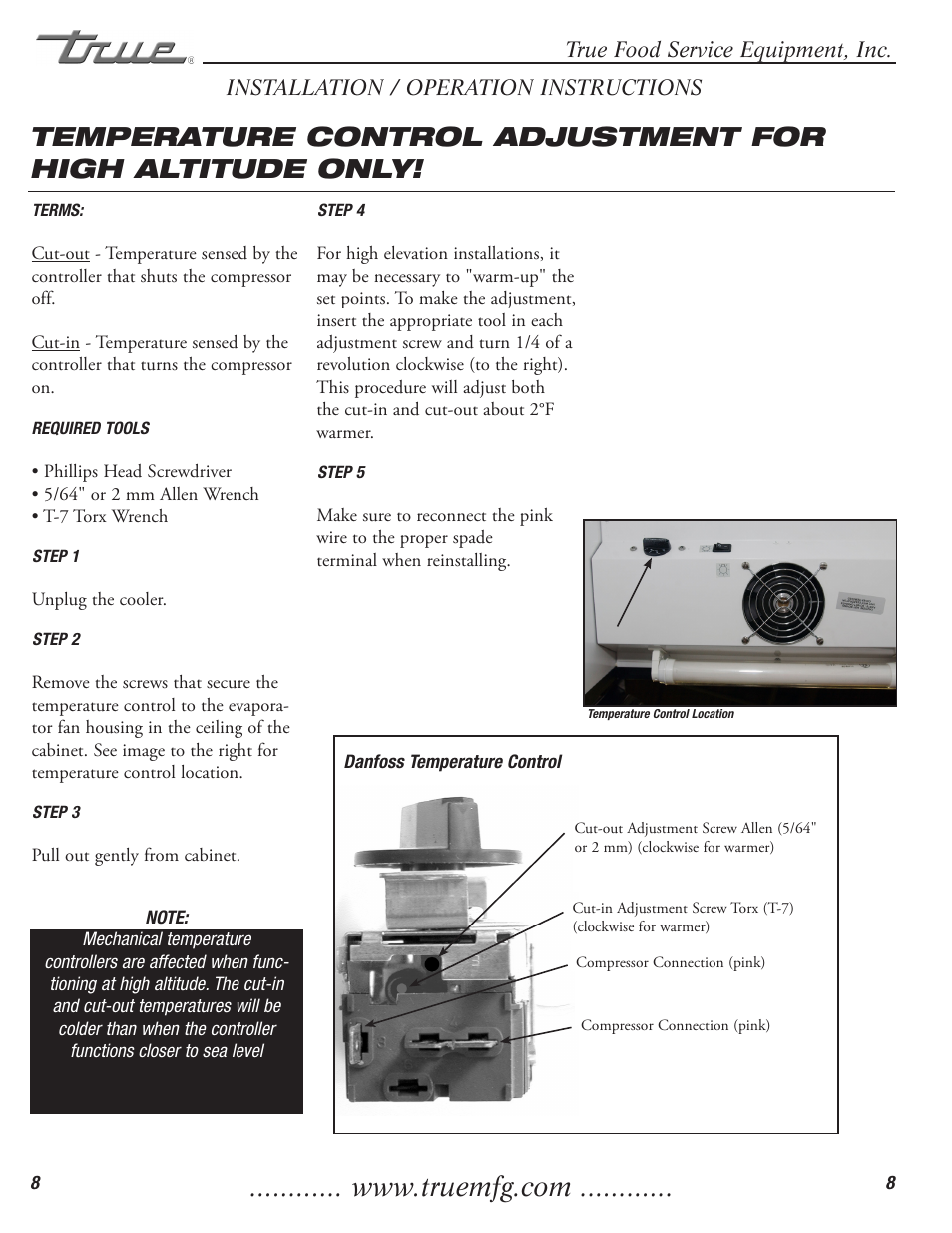 True Manufacturing Company GDM-3 User Manual | Page 9 / 12