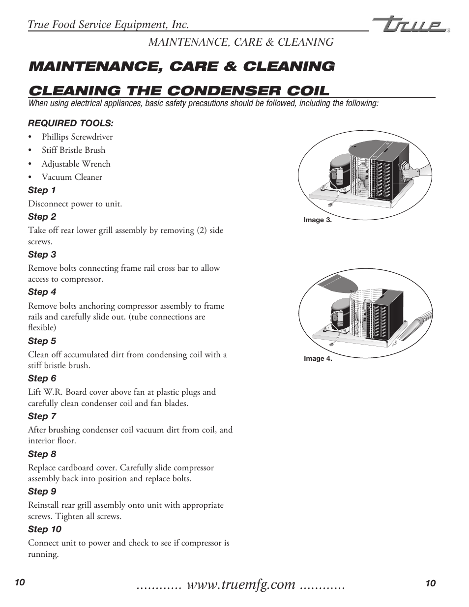 True Manufacturing Company TMC-34-SS User Manual | Page 12 / 16