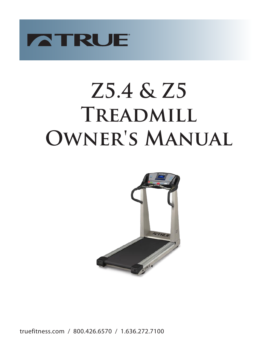 True Manufacturing Company Z5.4 User Manual | 60 pages