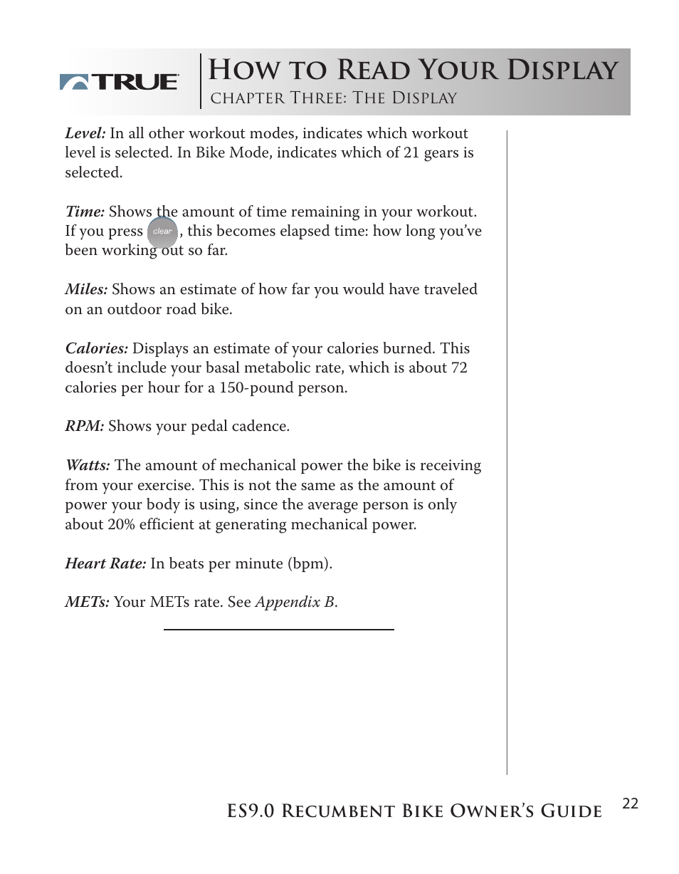 How to read your display | True Manufacturing Company ES9.0 User Manual | Page 22 / 94