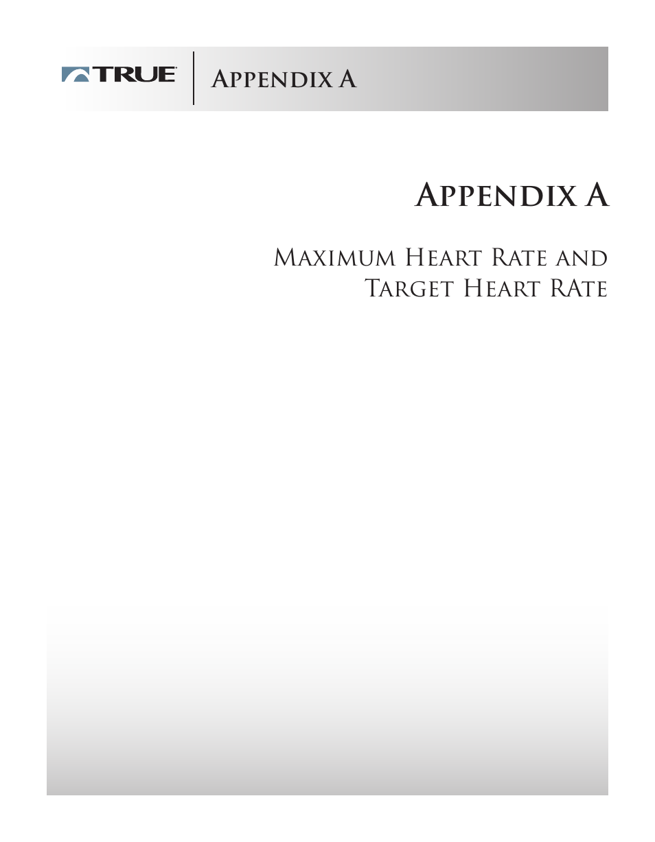 Appendix a | True Manufacturing Company ES9.0 User Manual | Page 77 / 94