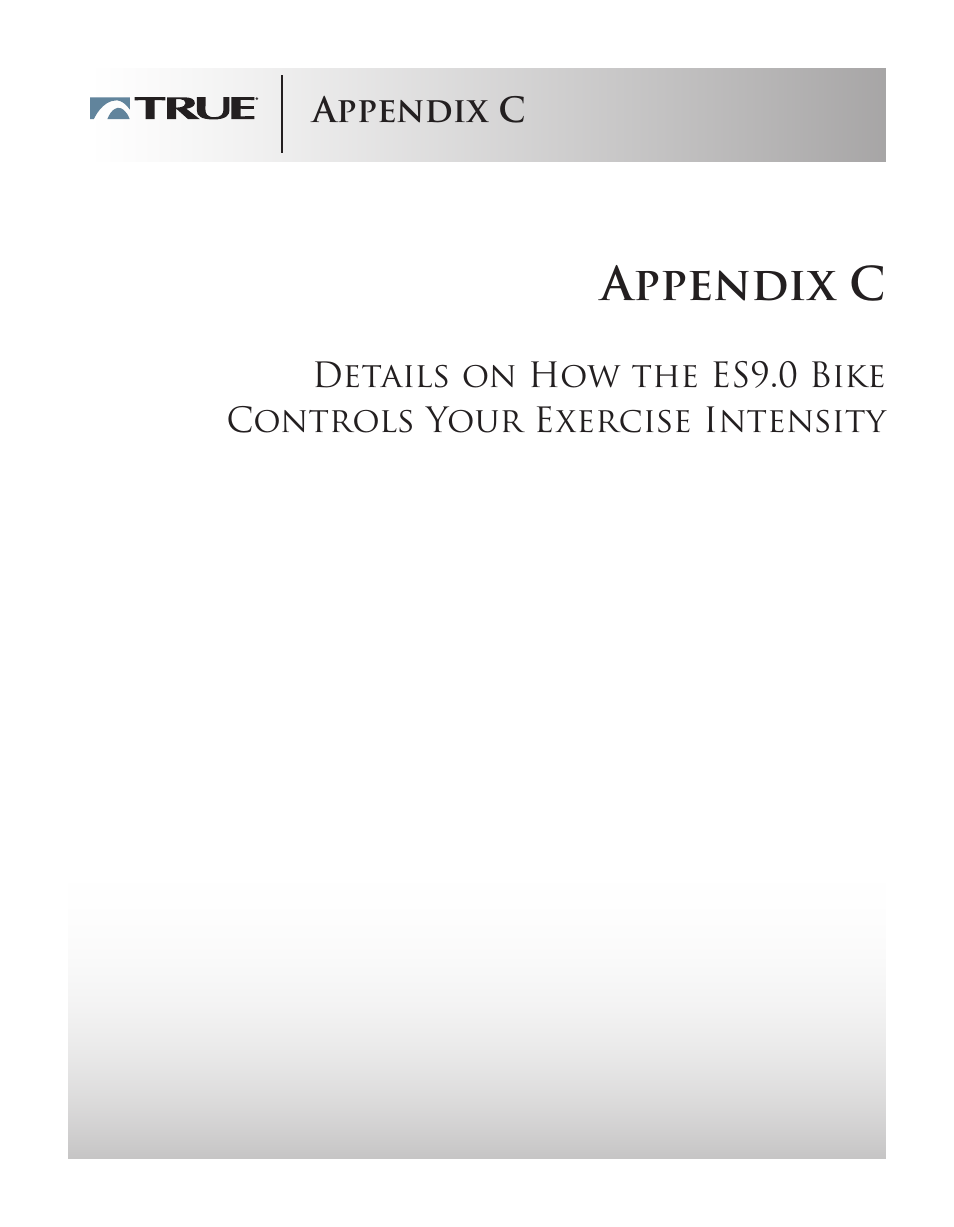 Appendix c | True Manufacturing Company ES9.0 User Manual | Page 83 / 94
