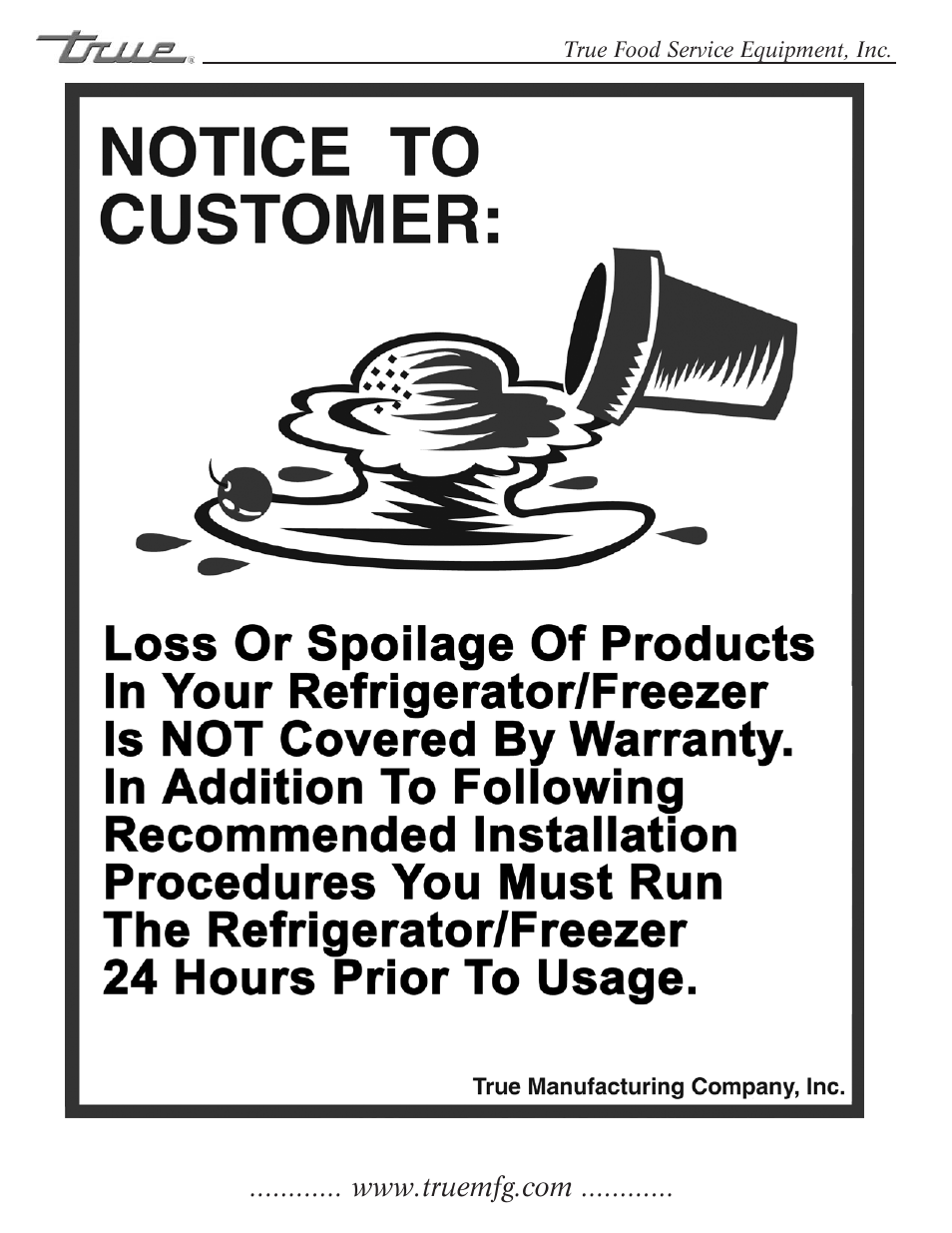 True Manufacturing Company True Food Prep TFP-32-12M-D-2 User Manual | Page 2 / 17