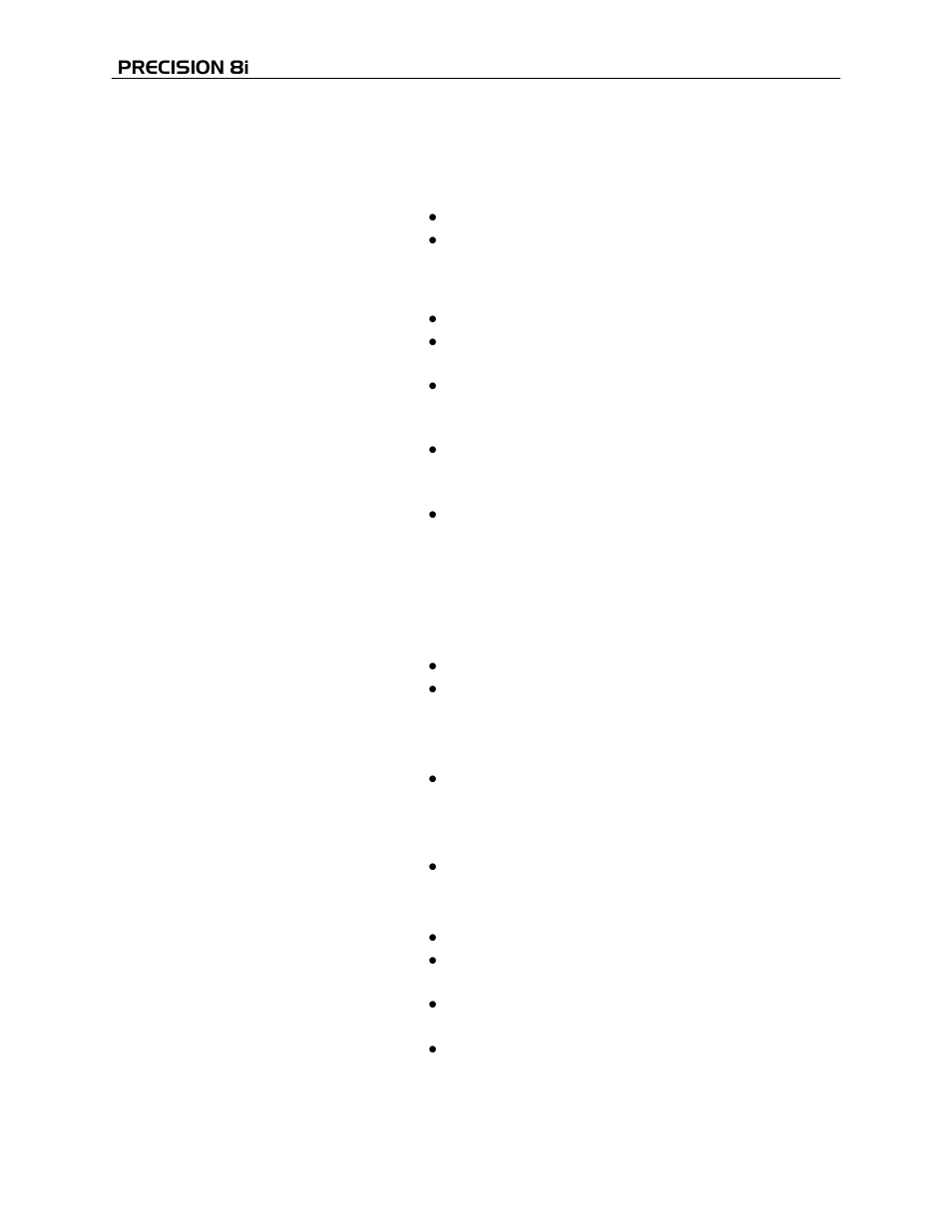 TRUE Systems PRECISION 8i User Manual | Page 17 / 19