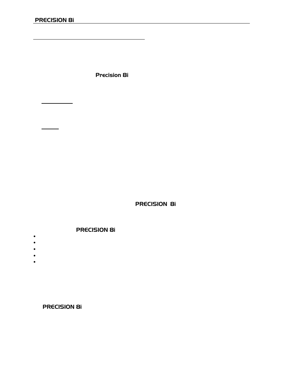 TRUE Systems PRECISION 8i User Manual | Page 7 / 19