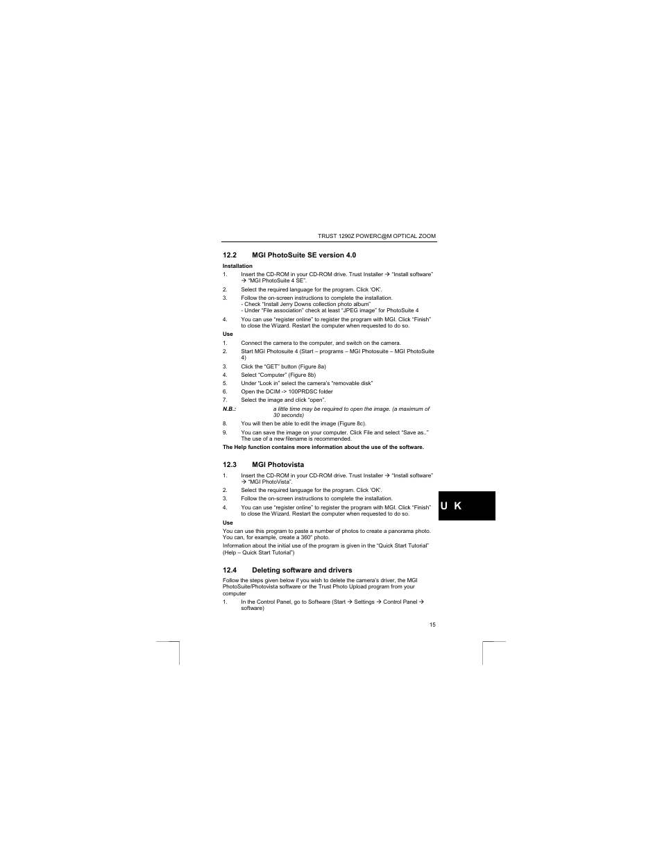 Trust Computer Products 1290Z User Manual | Page 19 / 25