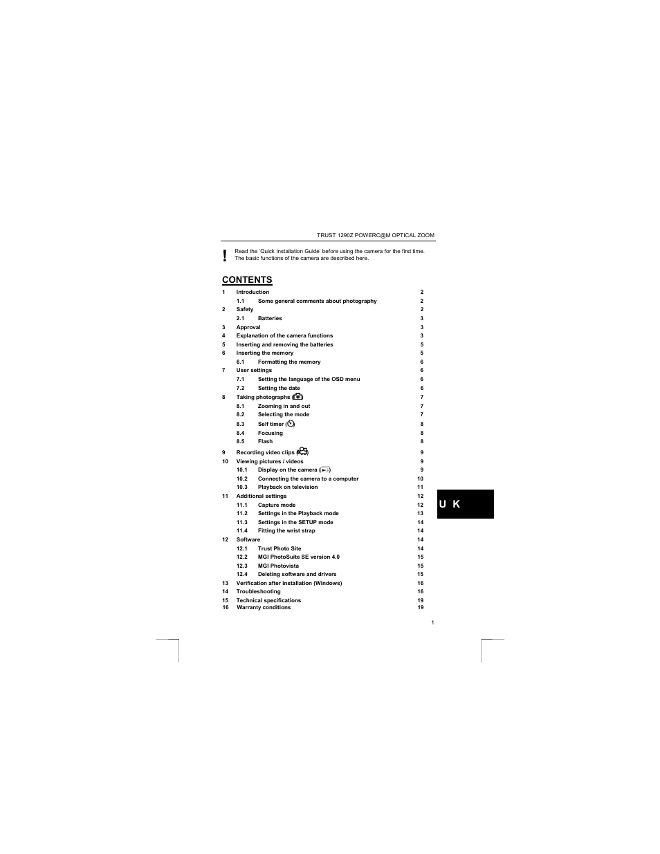 Trust Computer Products 1290Z User Manual | Page 5 / 25