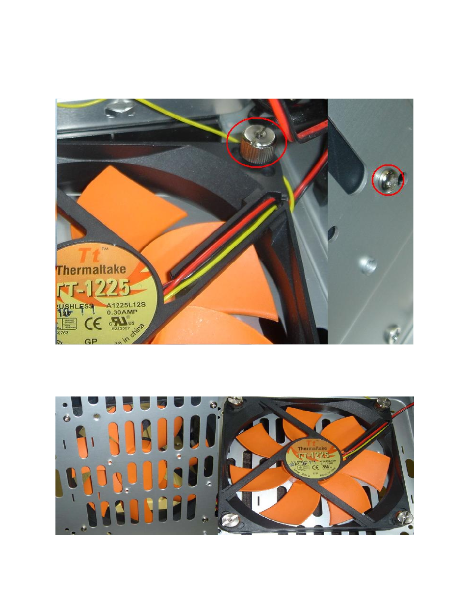 Thermaltake Bottom Chassis fan Xaser VI User Manual | Page 2 / 4