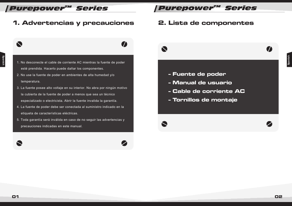 Purepower series | Thermaltake Purepower W0330RU User Manual | Page 8 / 16