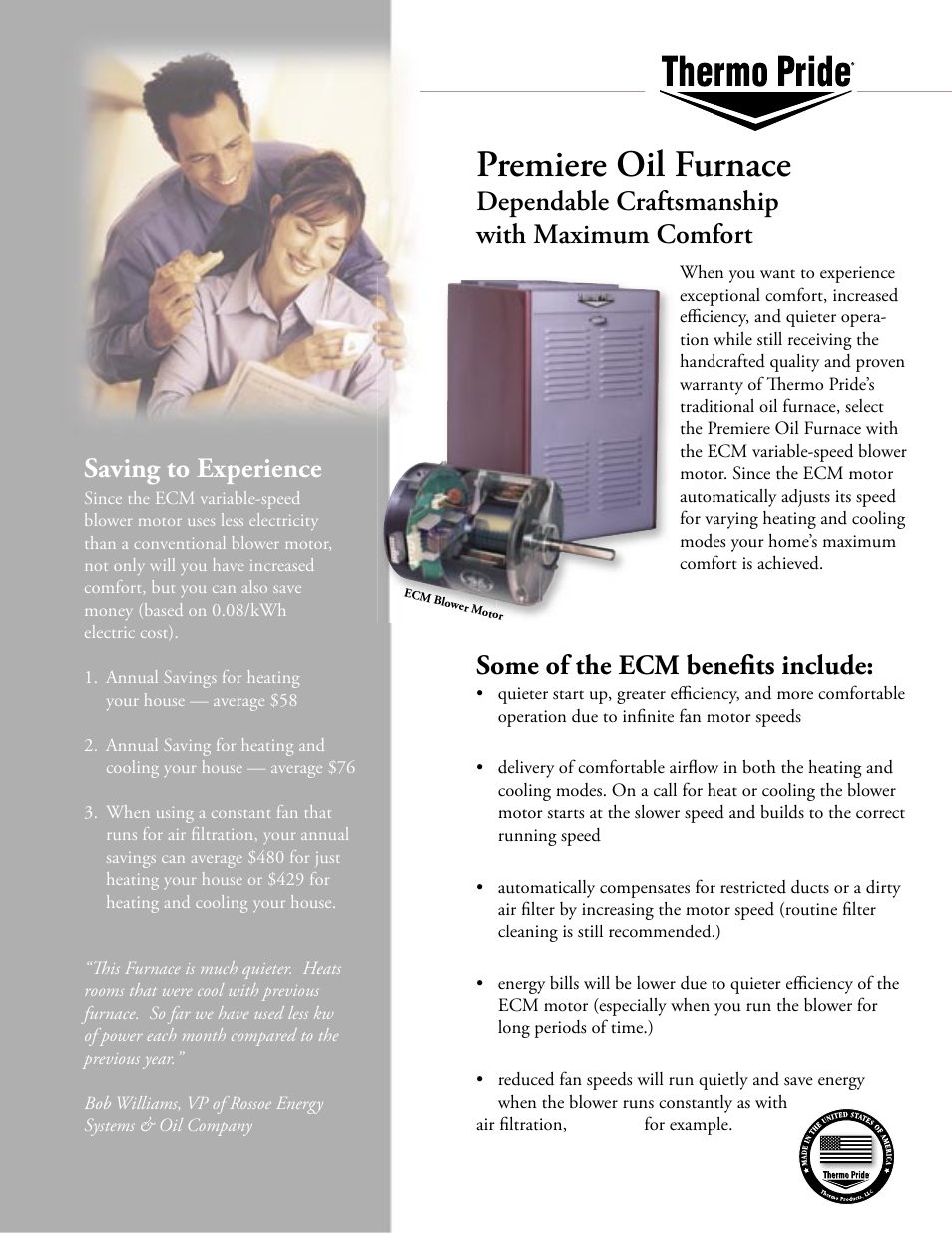 Thermo Products OH11-105...E User Manual | 2 pages