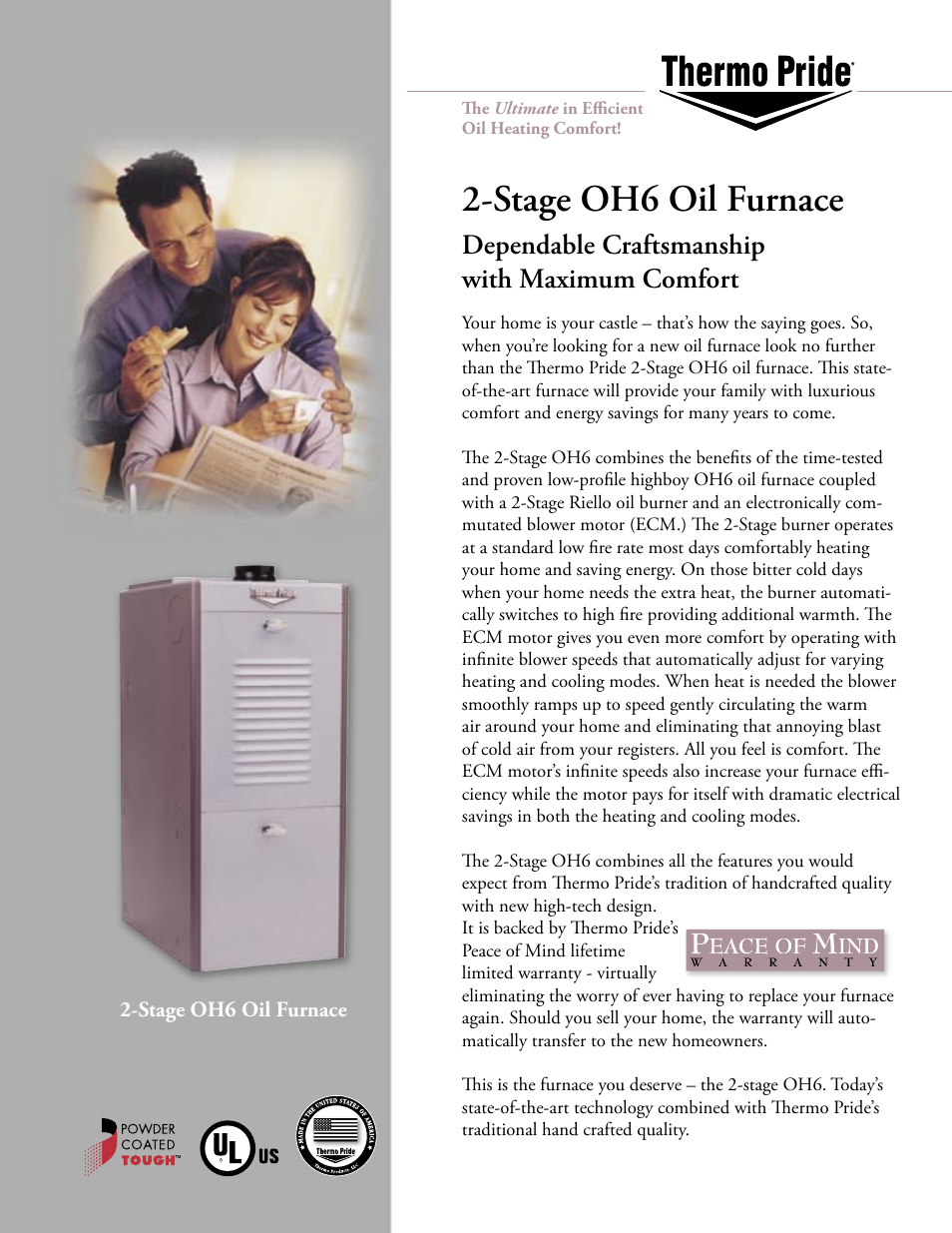Thermo Products OH6 User Manual | 2 pages