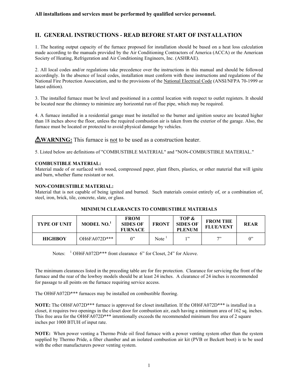 Thermo Products OH6FA072DV4R User Manual | Page 4 / 17