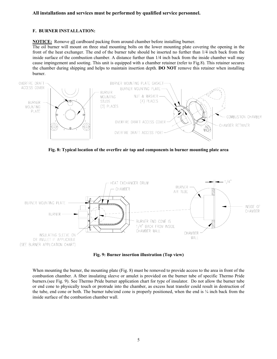 Thermo Products OH6FA072DV4R User Manual | Page 8 / 17