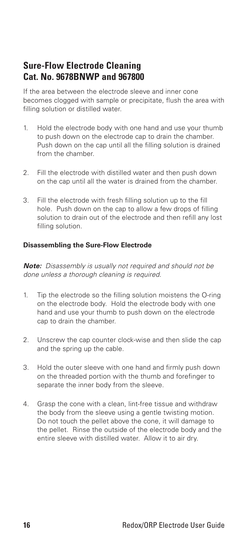 Thermo Products REDOX/ORP 9678BNWP User Manual | Page 18 / 23