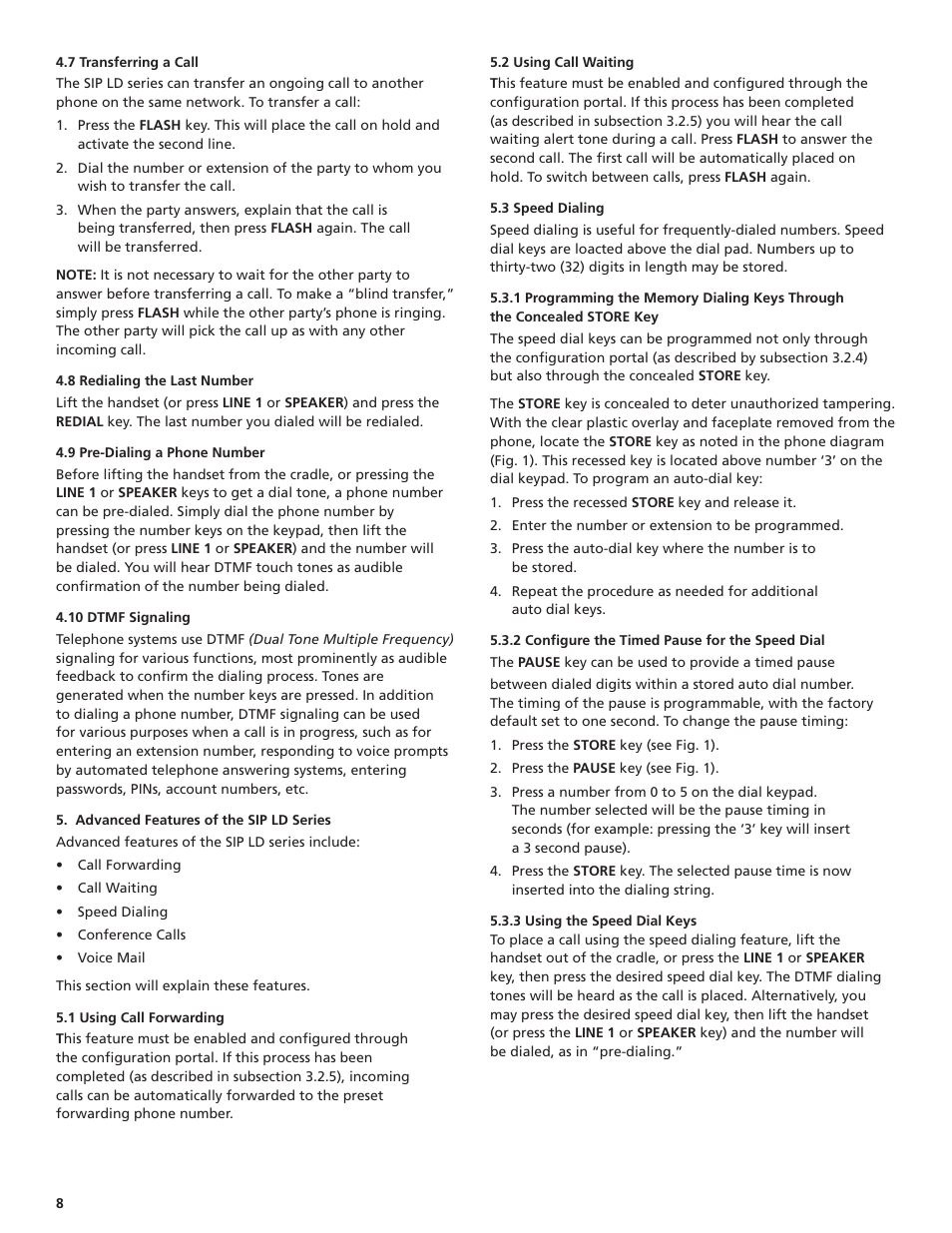 Teledex iPhone SIP LD4100 User Manual | Page 8 / 16