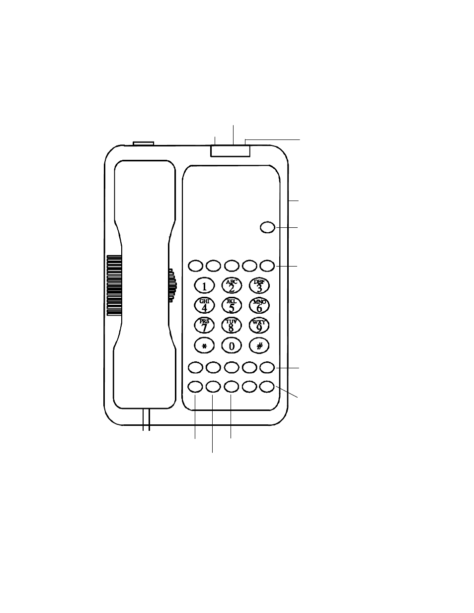 Opal telephone diagram | Teledex 1010 User Manual | Page 4 / 7