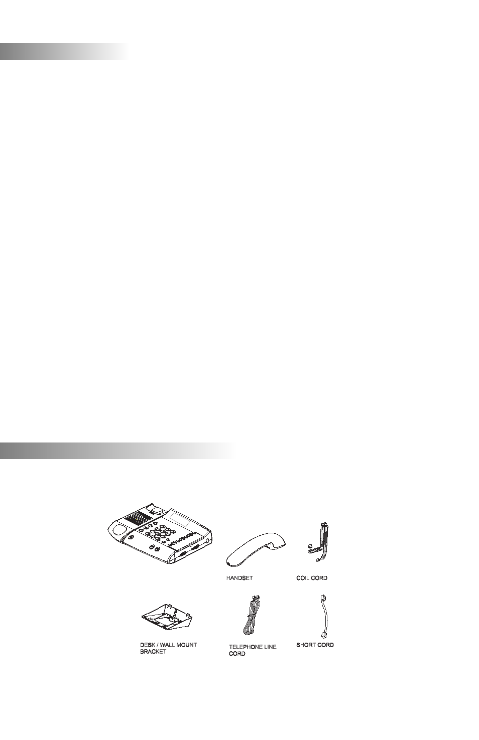 Features, Unpacking your b120d | Teledex B120D User Manual | Page 4 / 12