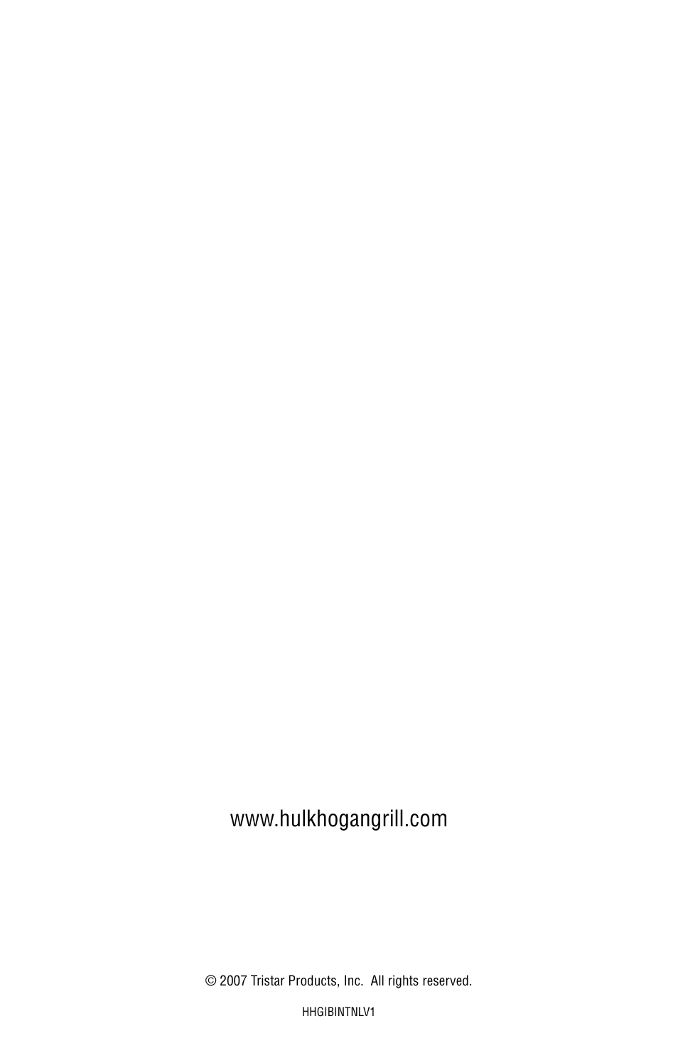 Tv-shop info | TriStar Hulk Hogan's PZ-3012 User Manual | Page 14 / 14