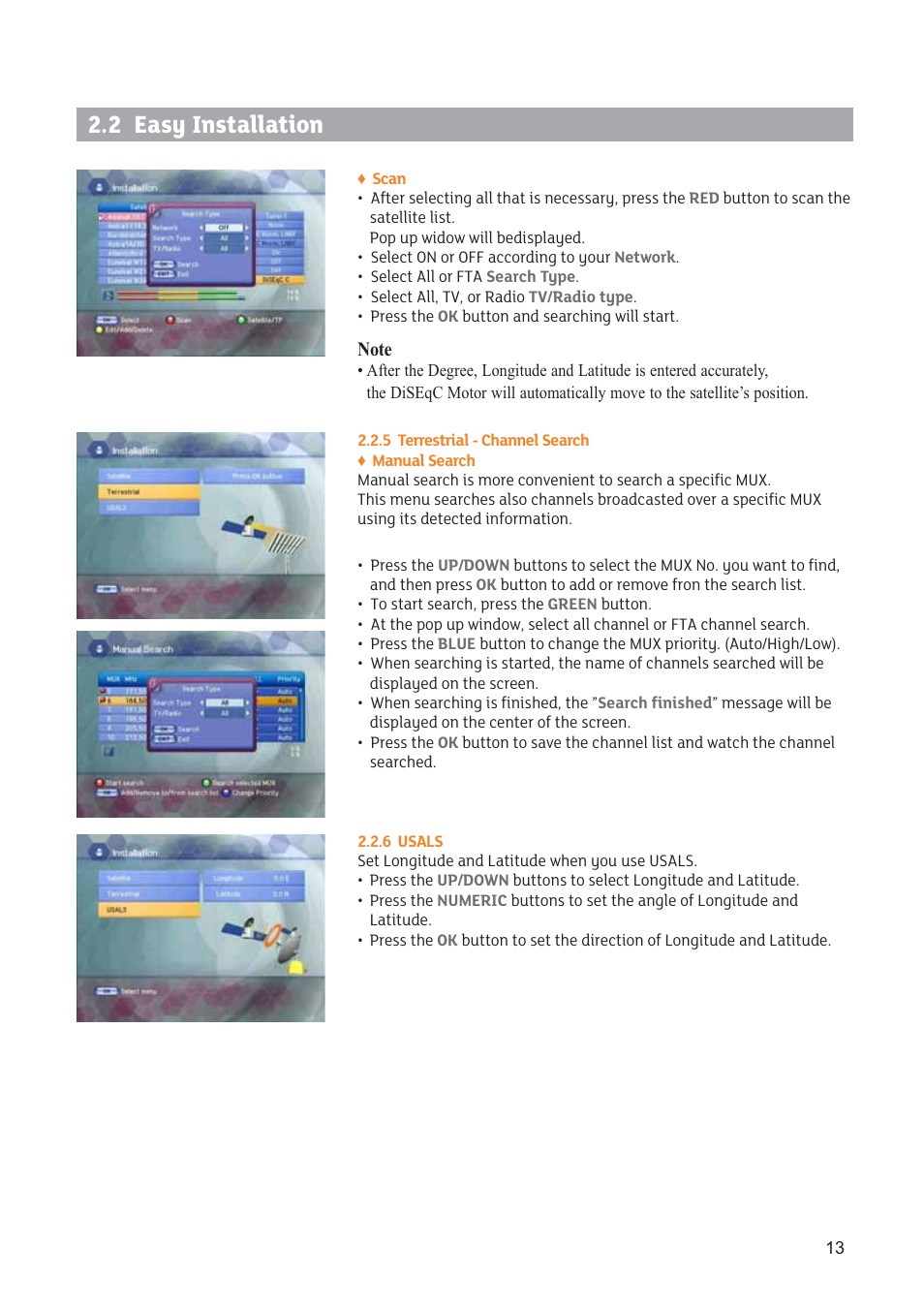 2 easy installation | Triax STR 333 User Manual | Page 13 / 36