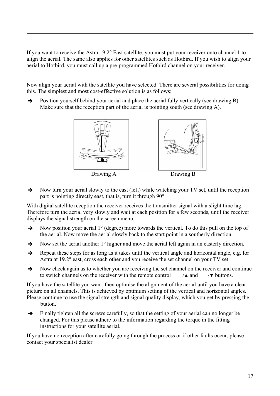 Triax Digital Satellite Receiver SR 110 User Manual | Page 17 / 40